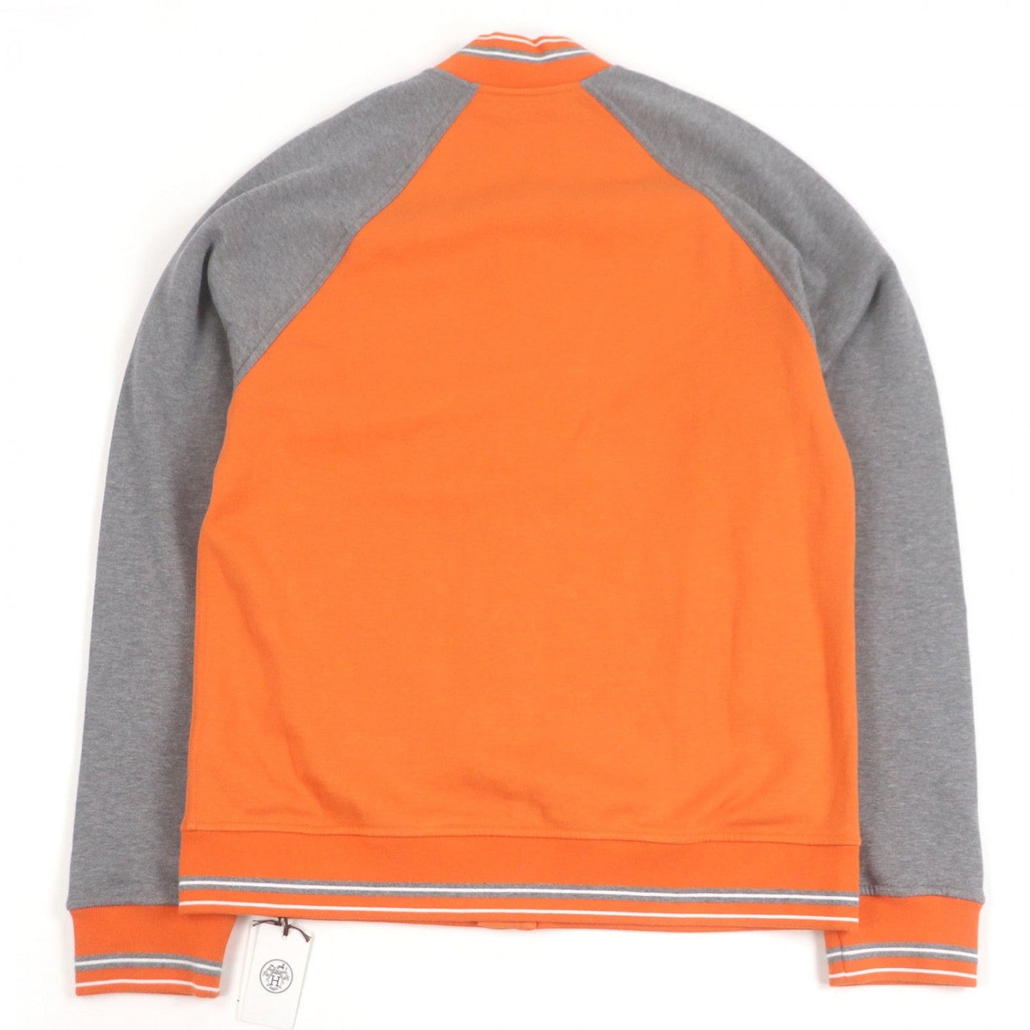 HERMES Blouson cotton Orange gray M
