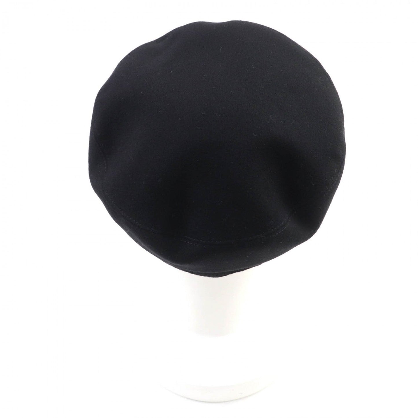 HERMES Casquette cashmere black Deauville 58