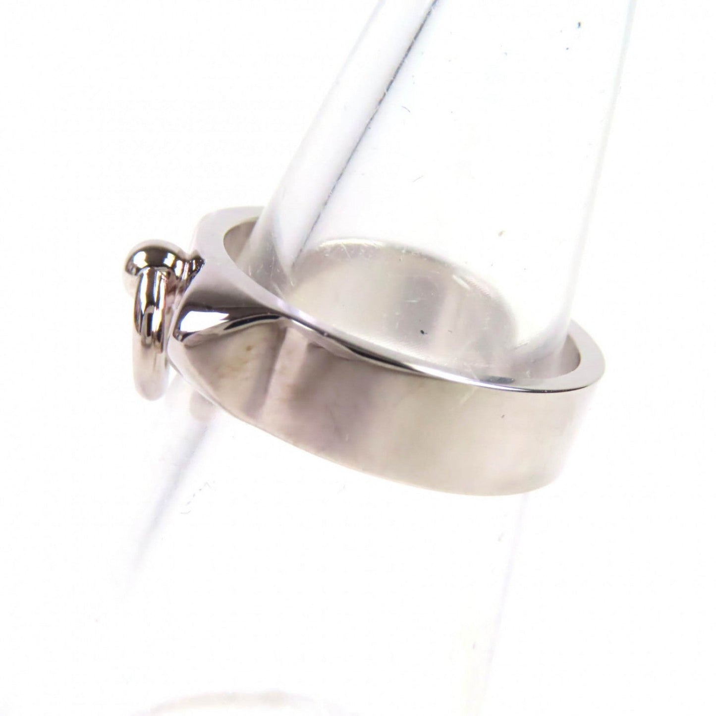 HERMES Ring 24AK147567 AG925 Silver Collier de Cyan PM 51(日本サイズ約11号相当)