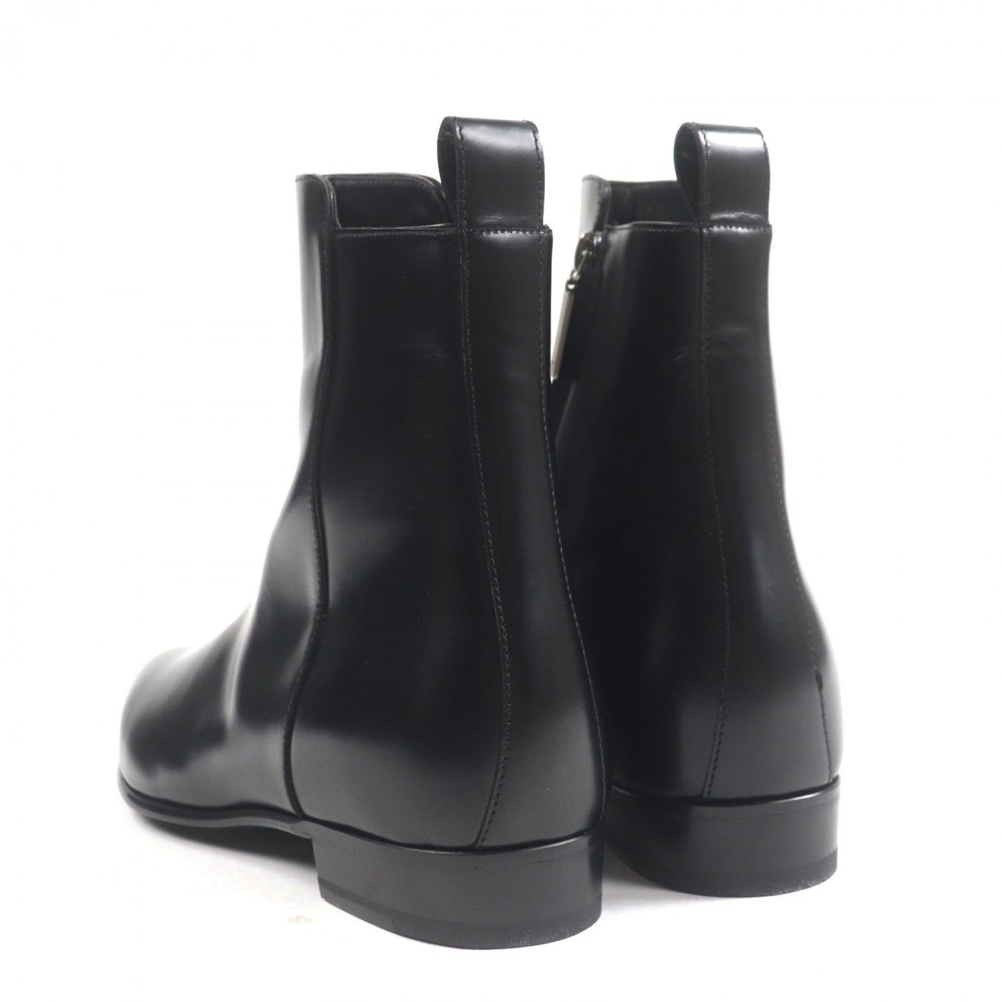 SAINT LAURENT PARIS short boots 480085 leather black 39