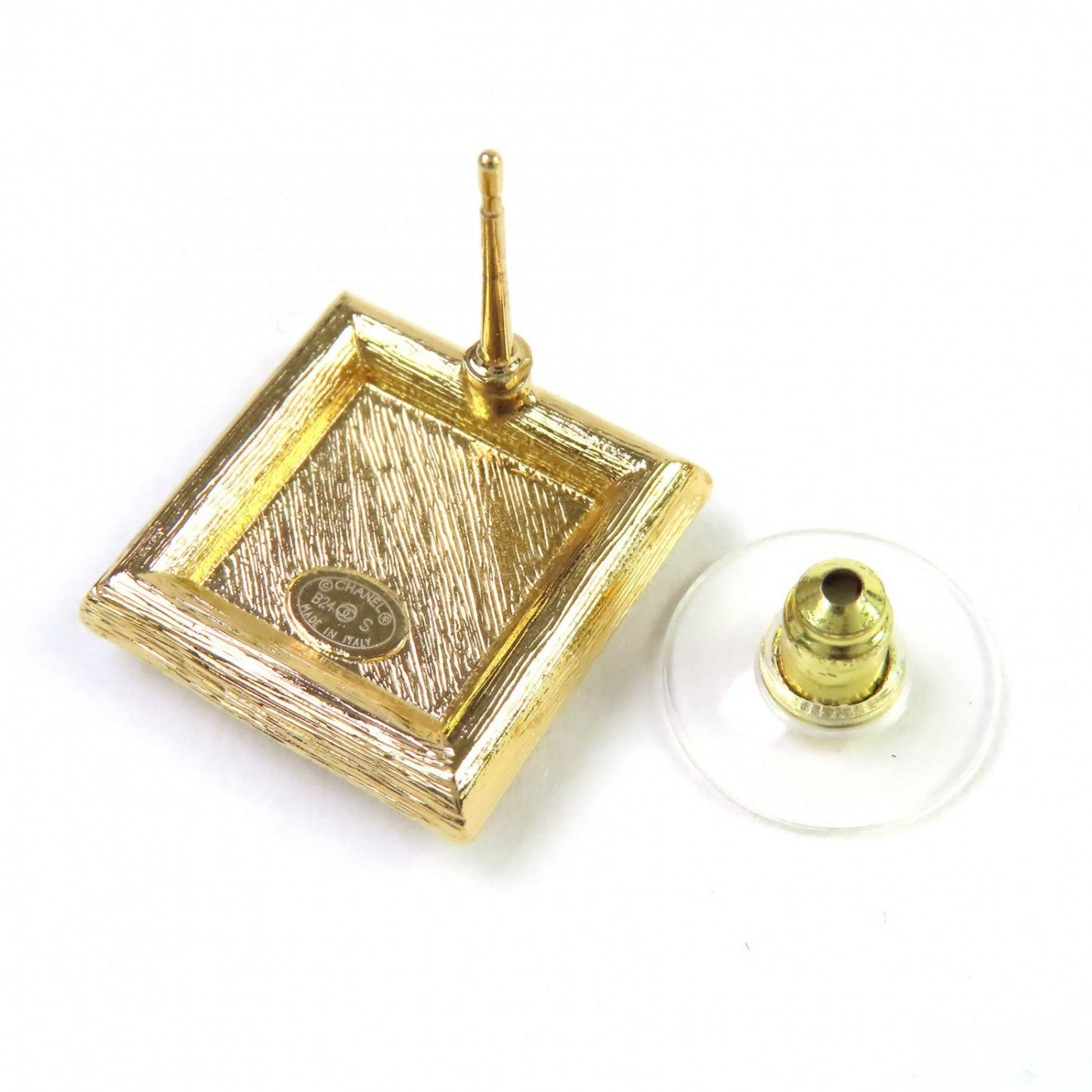 CHANEL Pierce B24S ã¼ Gold pink