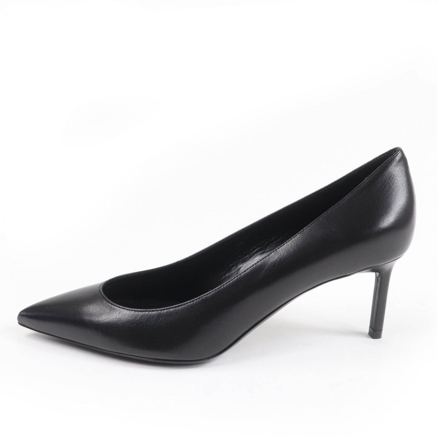 SAINT LAURENT PARIS pumps 480093 leather black 36.5