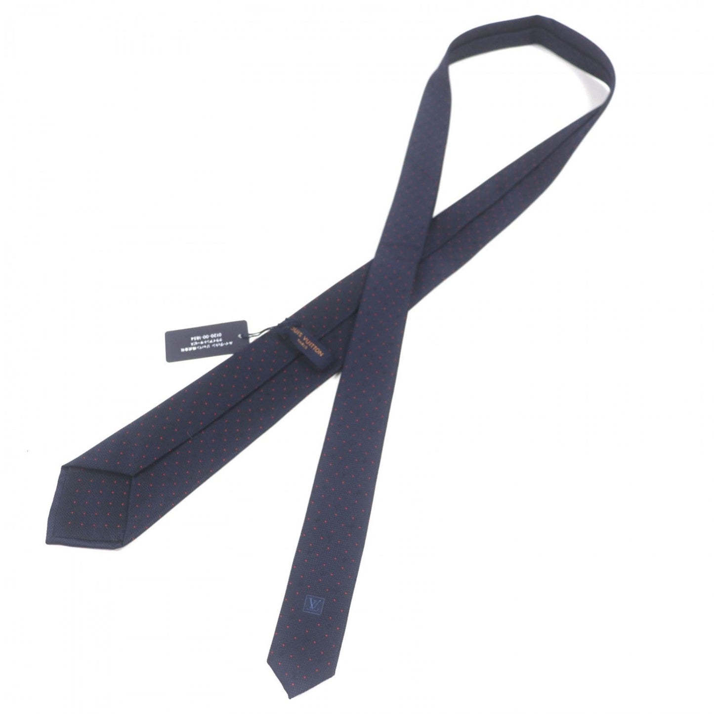 LOUIS VUITTON tie M75940 silk Navy