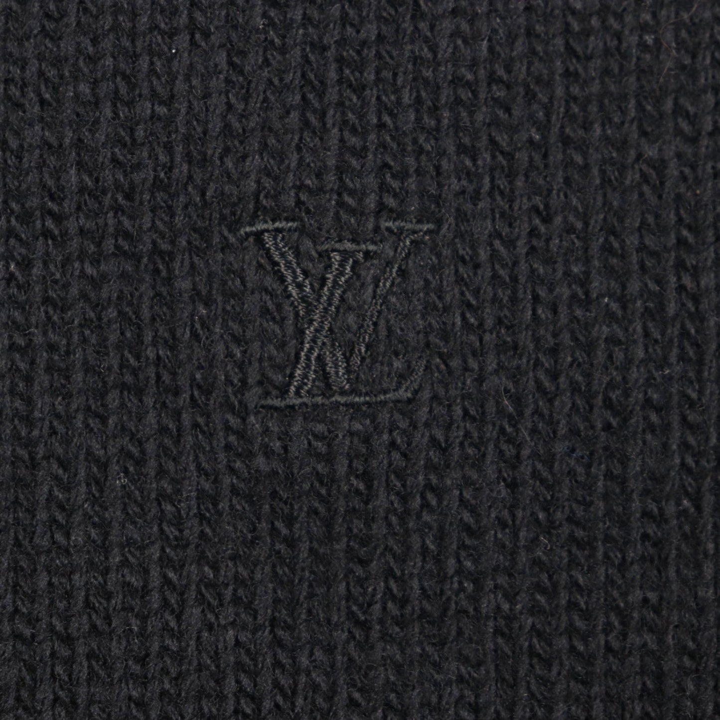 LOUIS VUITTON sweater wool black M