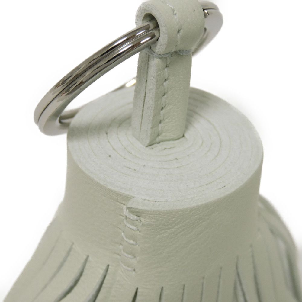 HERMES key ring Anyo Miro Veil Fizz Pastel Light Green Charm Keyring Unused logo ring Carmen Women