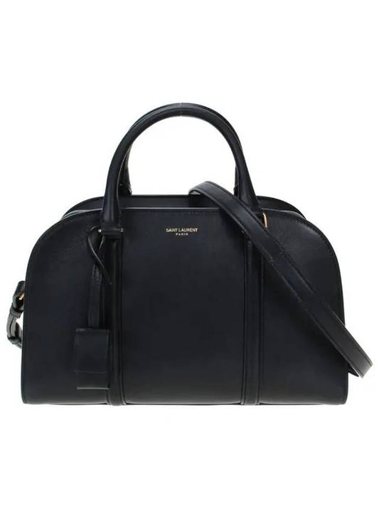 Luxury Saint Laurent Trending 2025 Rock Baby Leather Duffel Bag Black