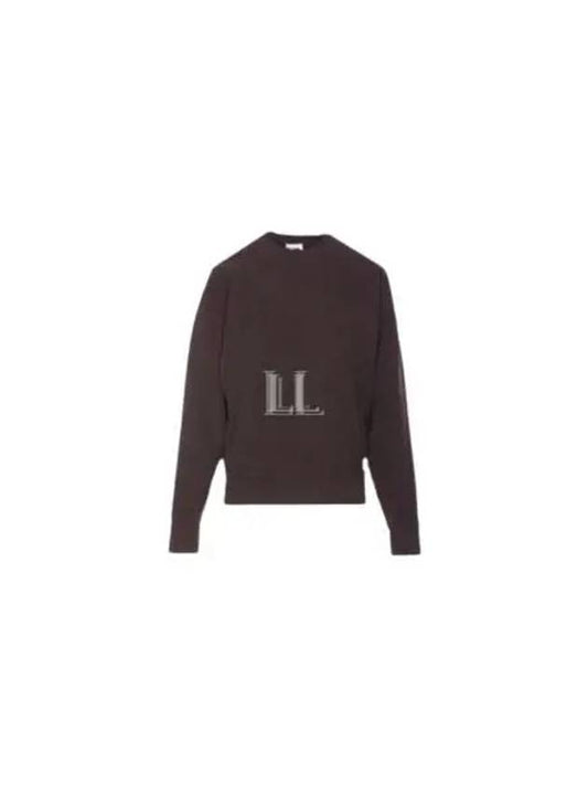 Luxury Saint Laurent Trending 2025 Crew Neck Sweatshirt Taupe Fonce