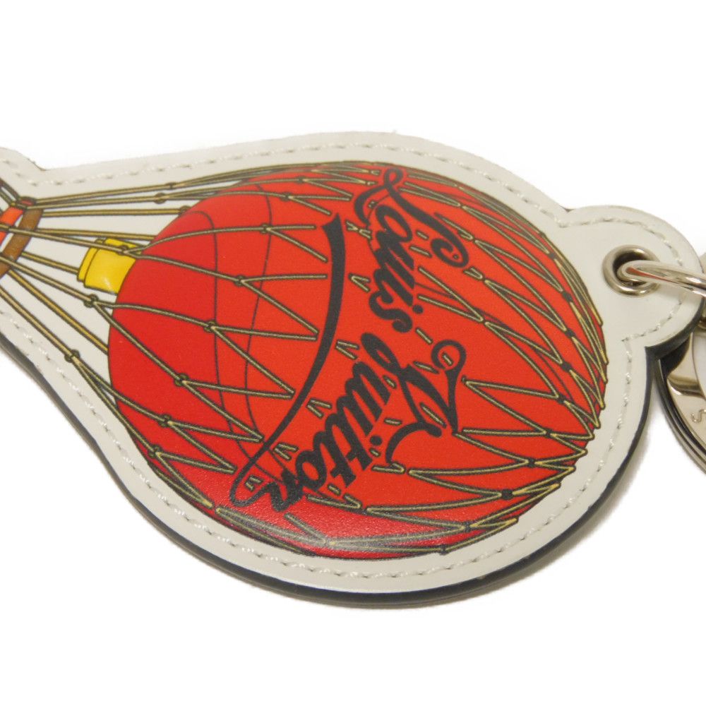 LOUIS VUITTON key ring M68668 Calf leather Red Damier Graphite Porto Cres Illustre Balloon