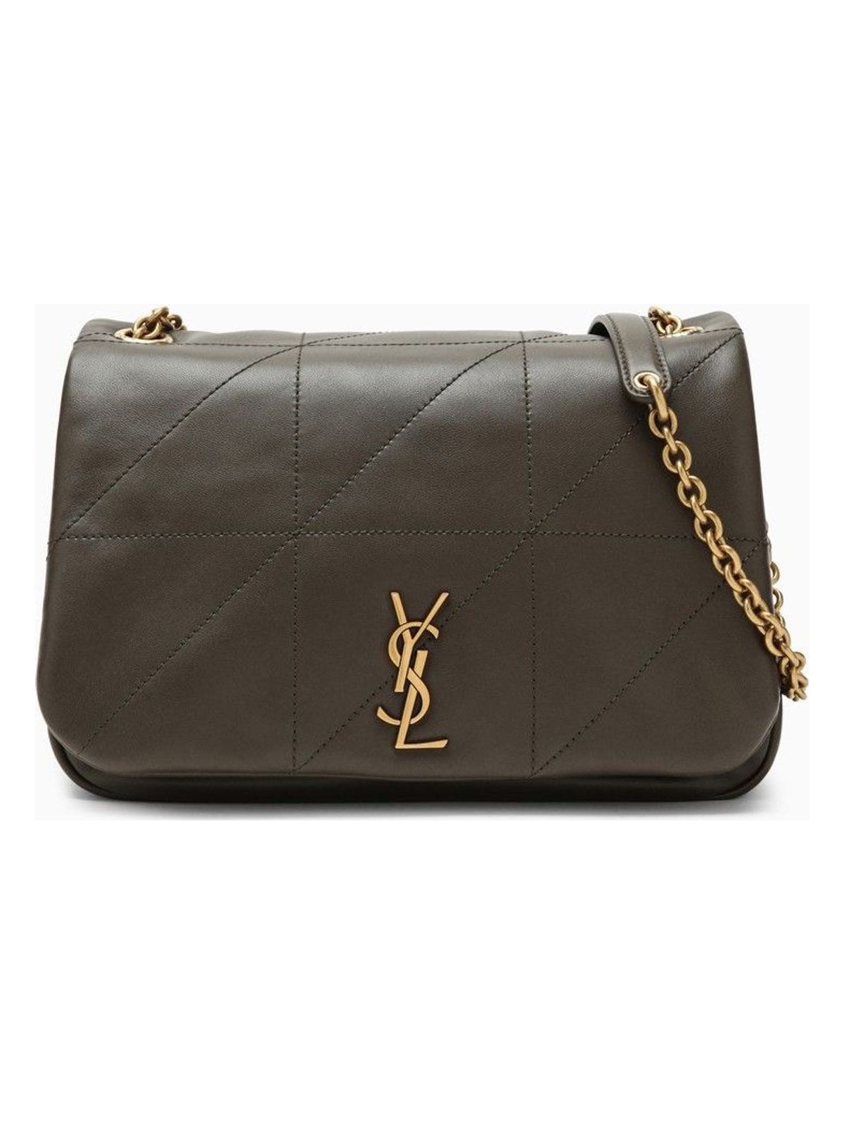 Luxury Saint Laurent Trending 2025 Women's Jamie 4.3 Small Musk Leather Bag in Green | 763475AAB32