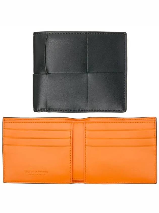 Luxury Bottega Veneta Cassette Half Wallet Dark Green