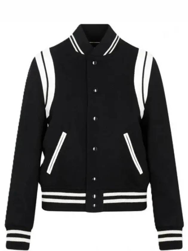 Luxury Saint Laurent Trending 2025 Teddy Jacket In Wool Black
