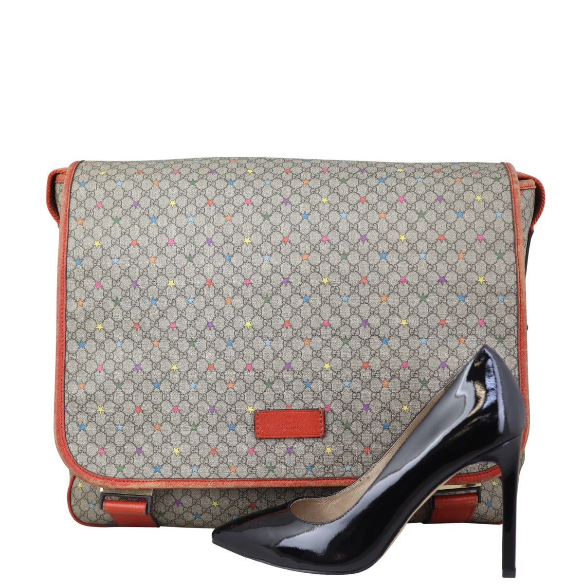 Gucci GG Supreme Stars Diaper Bag