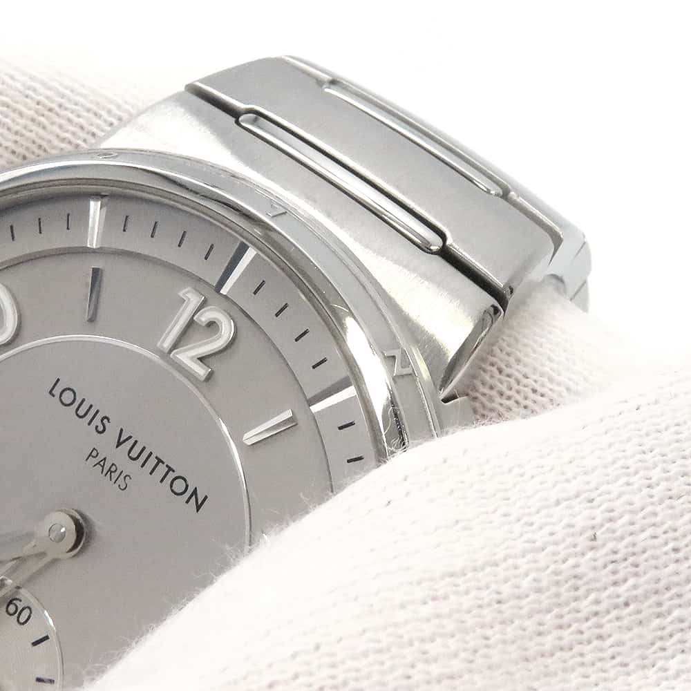 LOUIS VUITTON Tambour Automatic Steel W40mm Stainless Steel Gray DialW1ST10