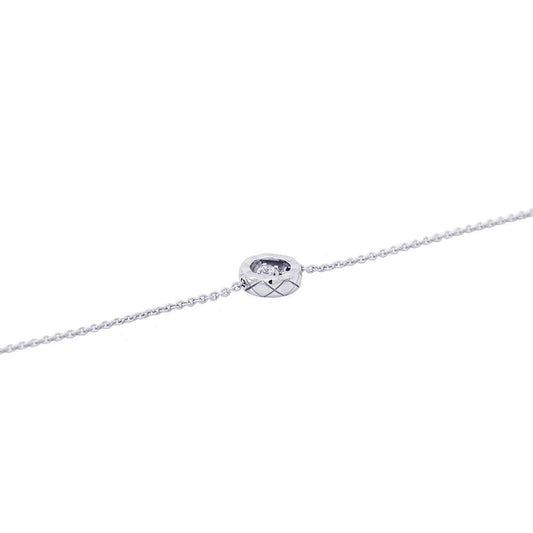 CHANEL Coco Crush Diamond BraceletJ12304 18K White Gold