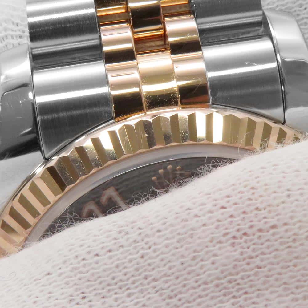 ROLEX Datejust W36mm Stainless Steel K18PG Black Dial116231