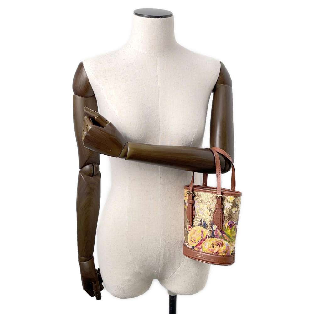 LOUIS VUITTON Nano bucket MetalicGoldM81724 Monogramã»Flora Le LV Garden Size Nano