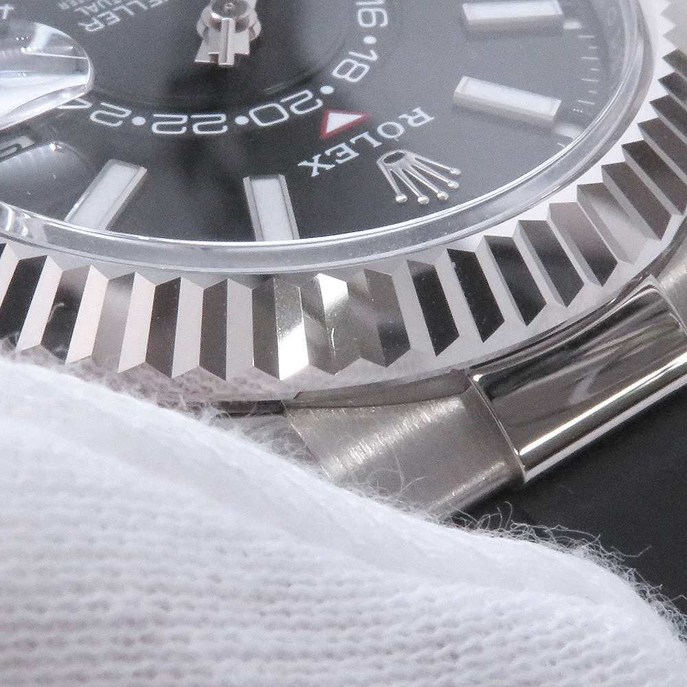 ROLEX Sky-Dweller W42mm 18K White Gold Black Dial336239