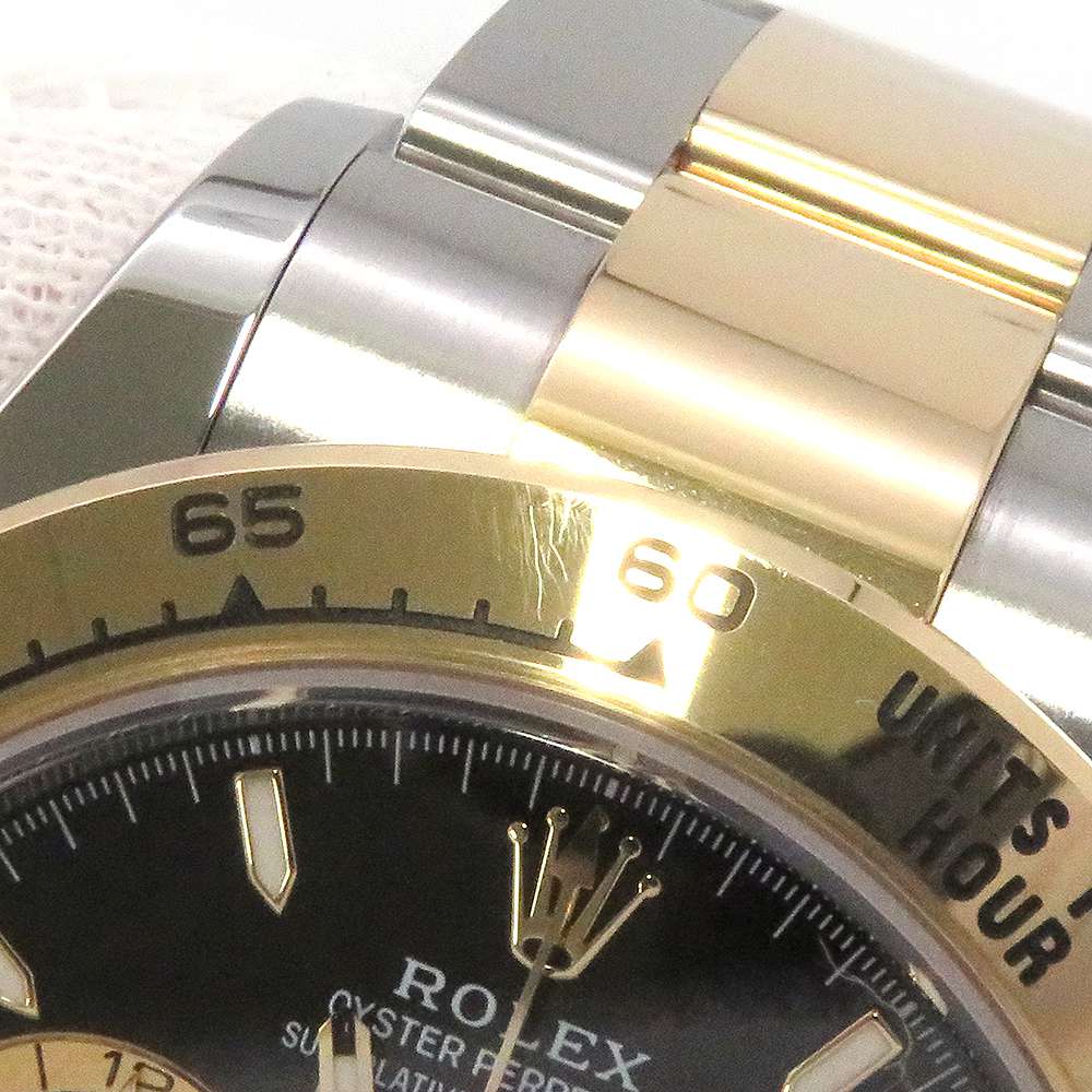 ROLEX Cosmograph Daytona W40mm Stainless Steel K18YG Black Dial126503