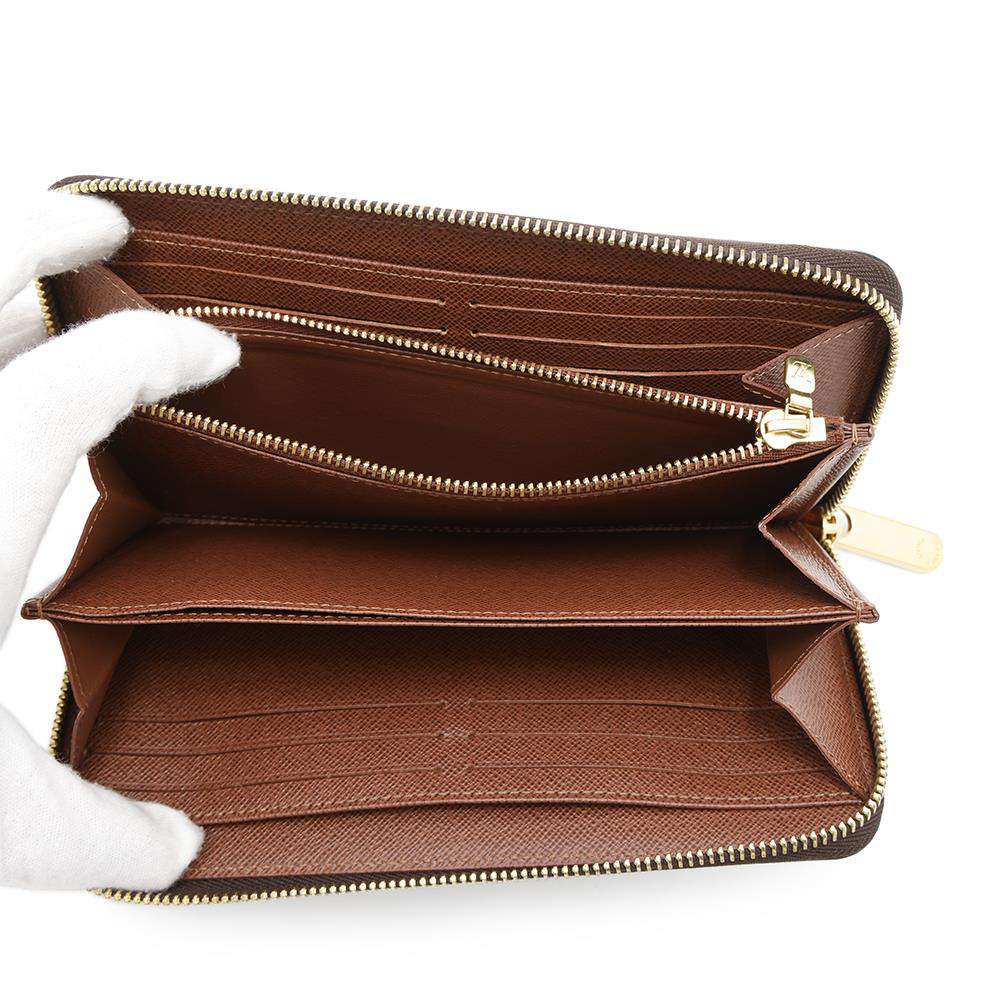 LOUIS VUITTON Zippy Wallet BrownM42616 Monogram