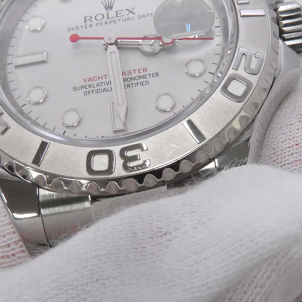 ROLEX Yacht-Master W40mm Stainless Steel PT950 Silver Dial116622