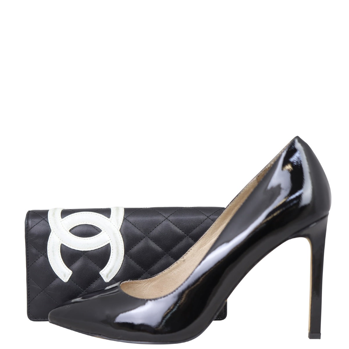 Chanel Ligne Cambon Yen Wallet | Black Calfskin