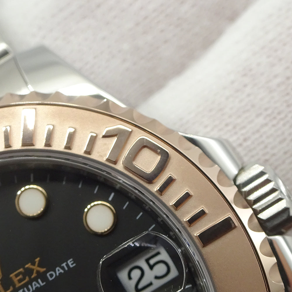 ROLEX Yacht-Master 37 W37mm Stainless Steel K18PG Black Dial268621