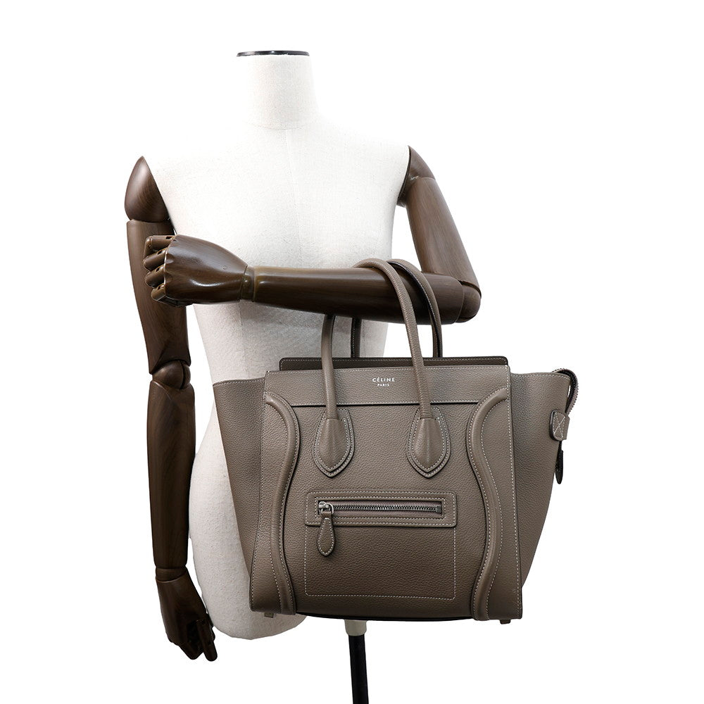CELINE Luggage micro shopper Suri189793 Leather