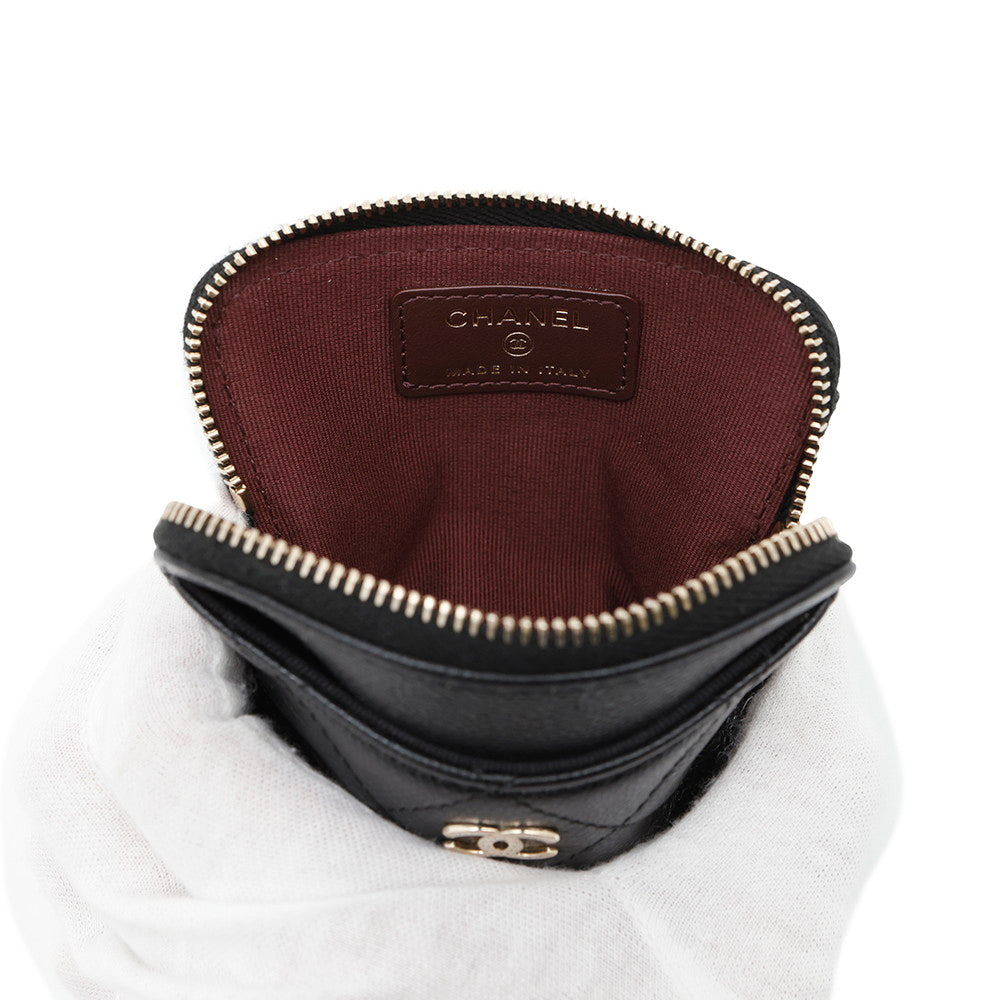 CHANEL Coin purse BlackAP2061 Caviar Leather