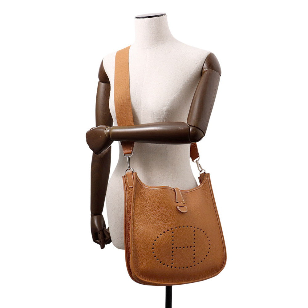 HERMES Evelyne 2 Gold Taurillon Clemence Size PM