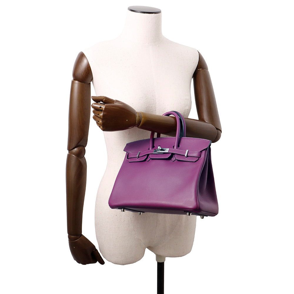 HERMES Birkin Anemone Swift Leather Size 25