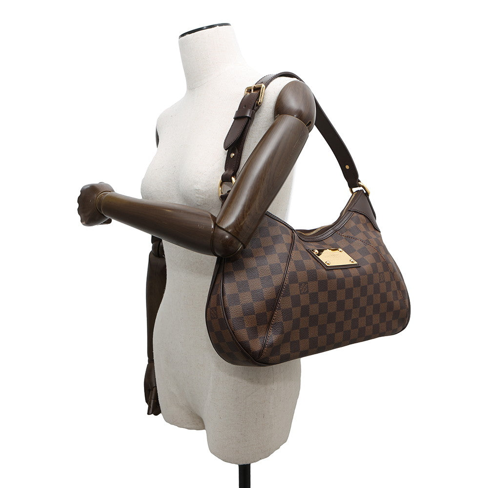LOUIS VUITTON Thames RedN48181 Damier Ebene Canvas Size GM