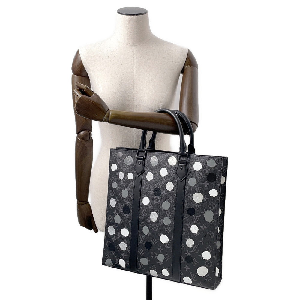 LOUIS VUITTON LV Ã YK Sac Plat NoirM46404 Monogram Eclipse Painted Dot