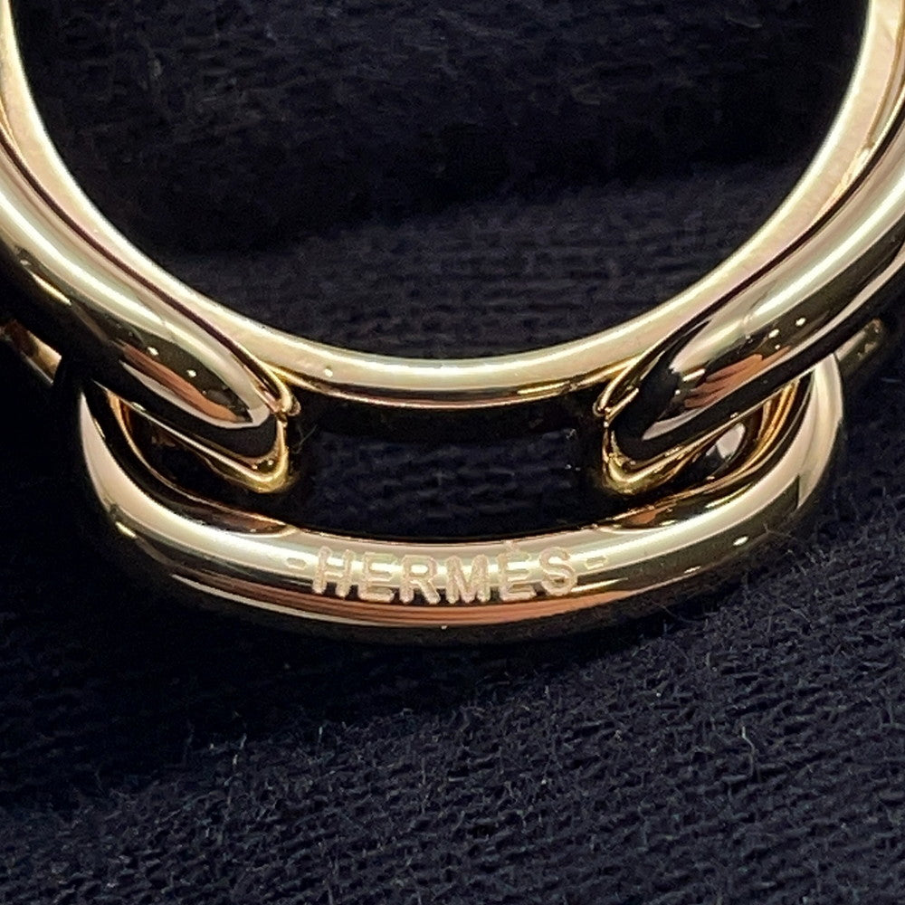 HERMES ScarfRing 90 Legato Chaine d'Ancre YellowH601109S 00 Metal