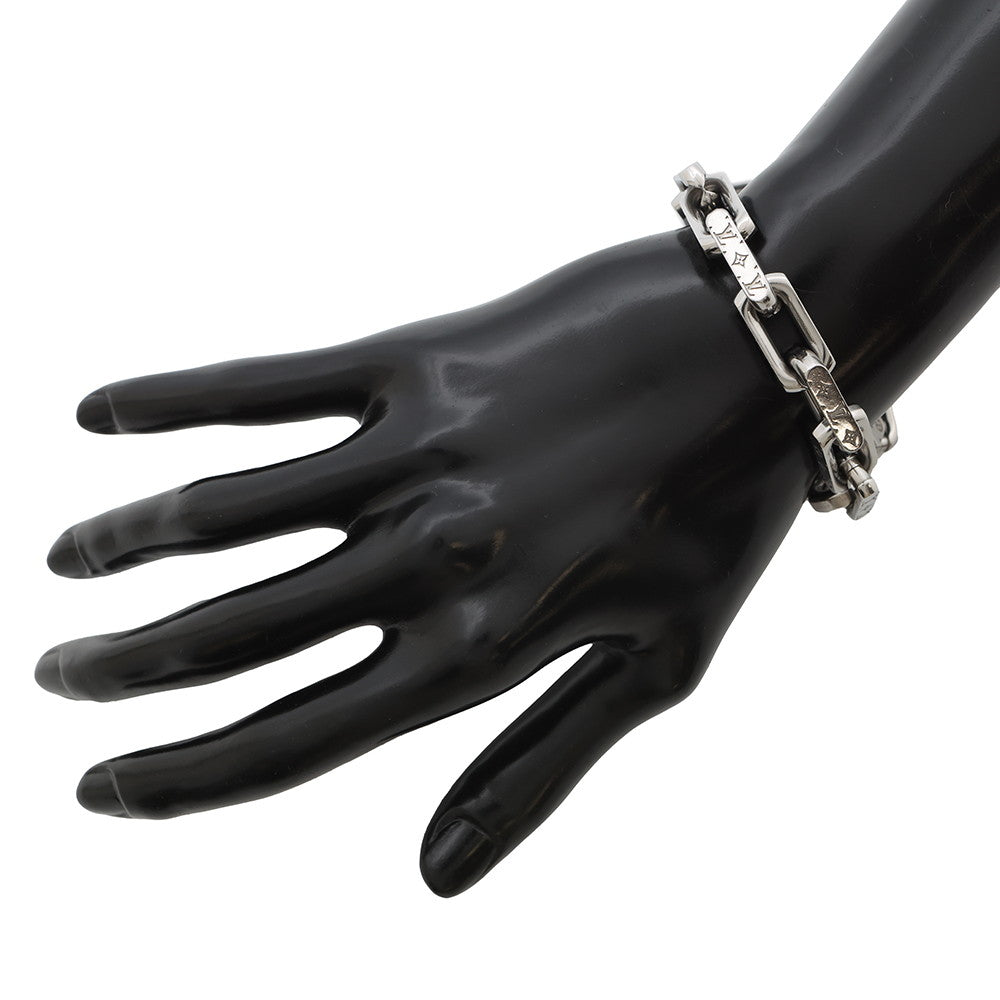 LOUIS VUITTON Braceletã»Monogram Chain SilverM00309 Metal
