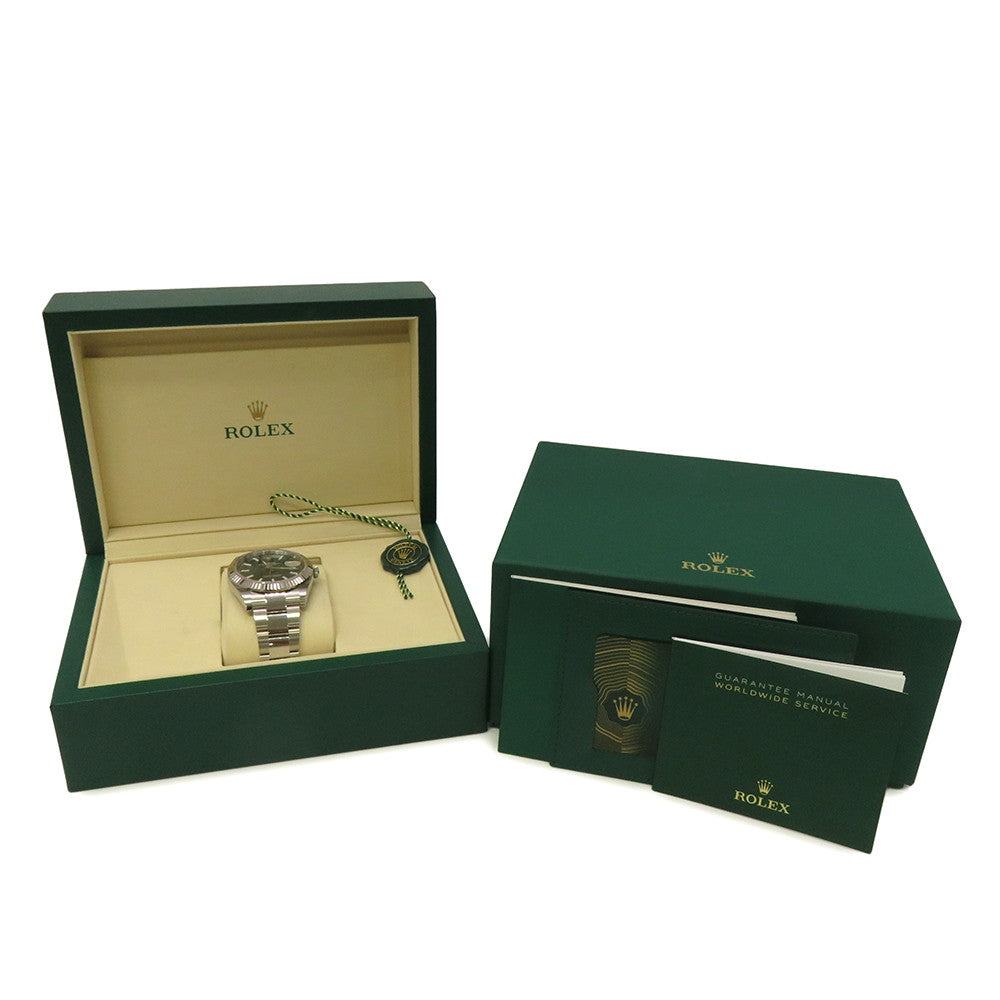 ROLEX Datejust 41 W41mm Stainless Steel K18WG Mint Green Dial126334