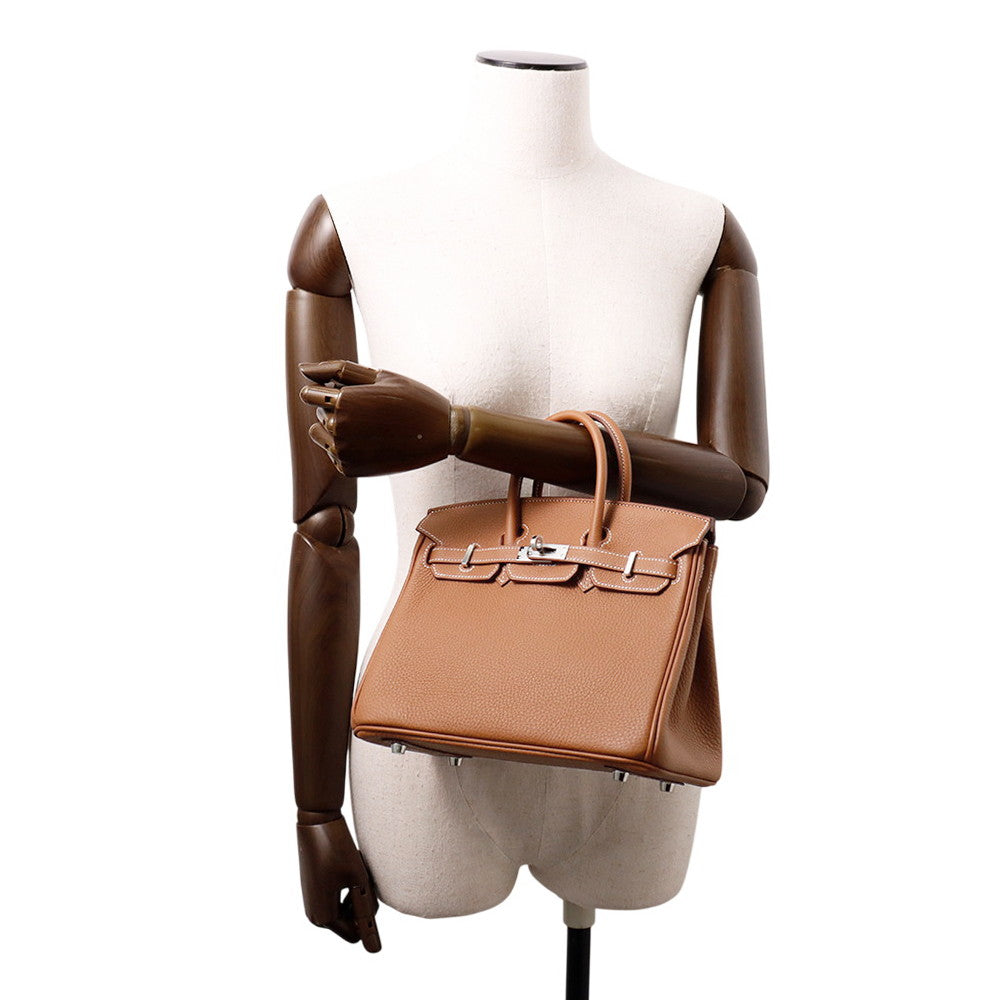HERMES Birkin Gold Togo Leather Size 25
