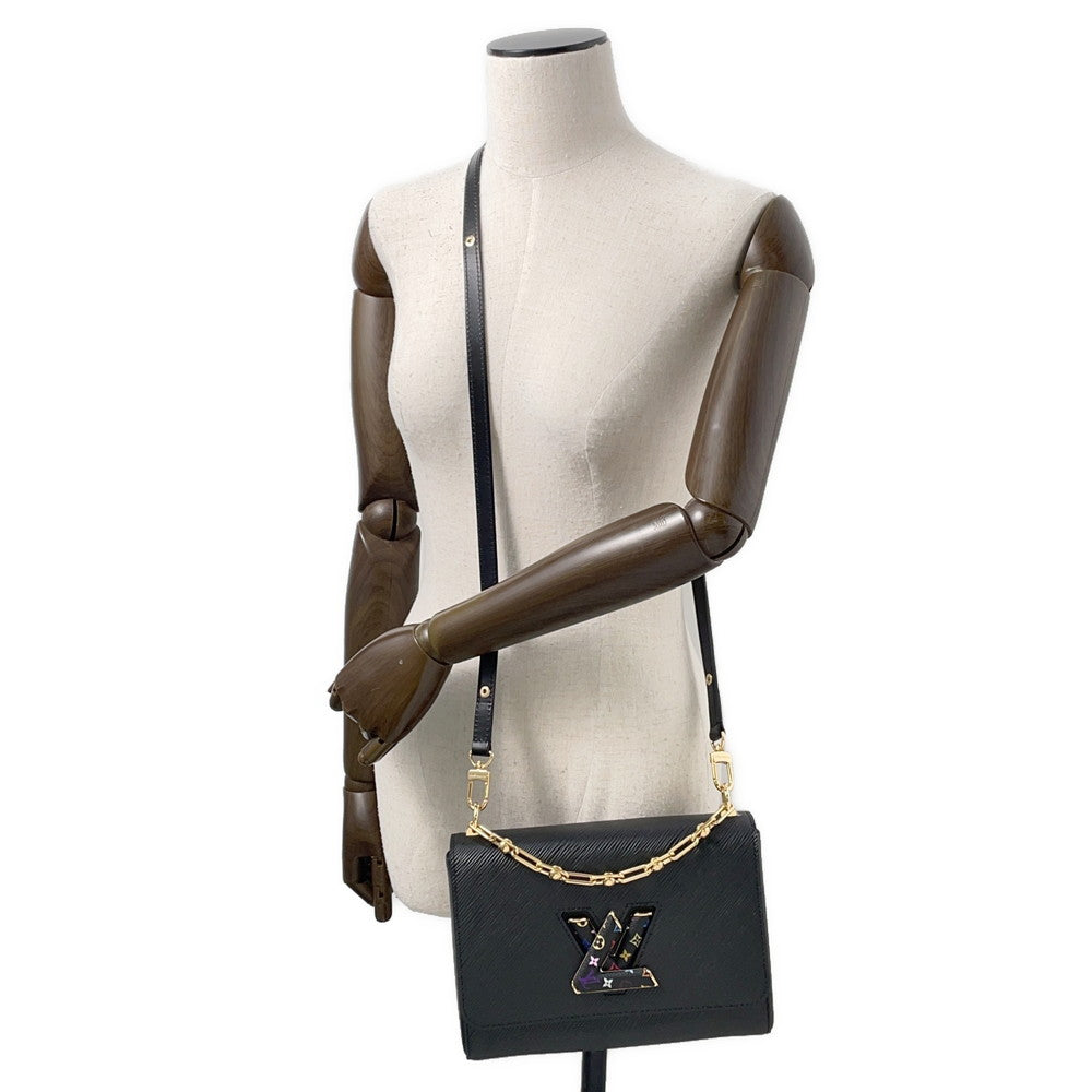 LOUIS VUITTON LV Ã TM Twist Bag Noir/MulticolorM13243 Epi Leather Size MM