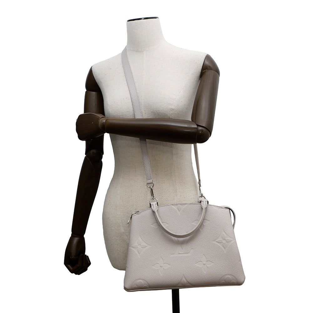 LOUIS VUITTON Petit Palais Bloom GreyM13803 CowhideLeather