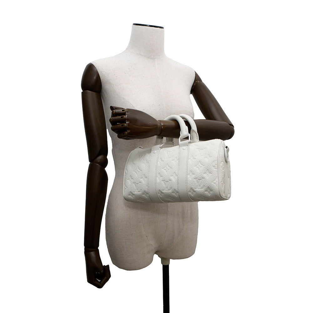 LOUIS VUITTON Keepall Bandouliere Full MoonM24434 Monogramã»Taurillon Size 25