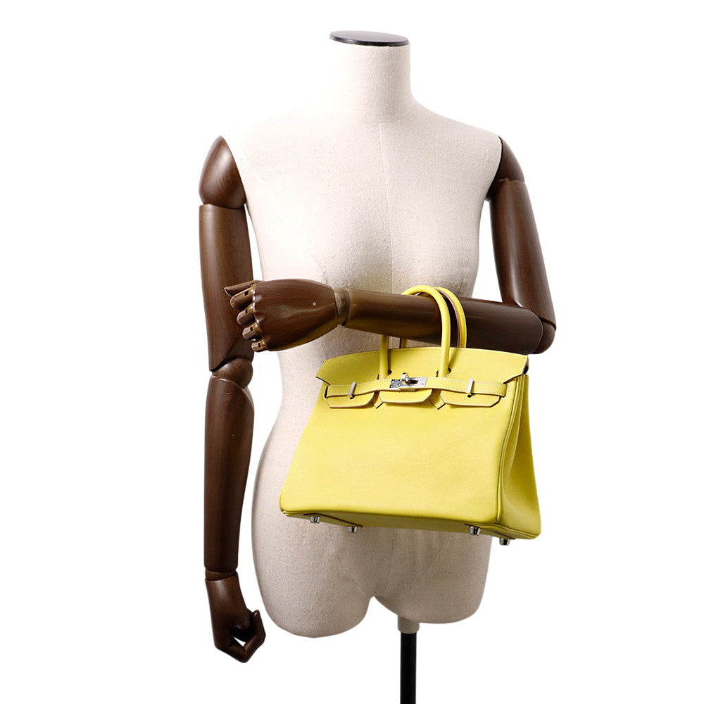 HERMES Birkin Lime Swift Leather Size 25