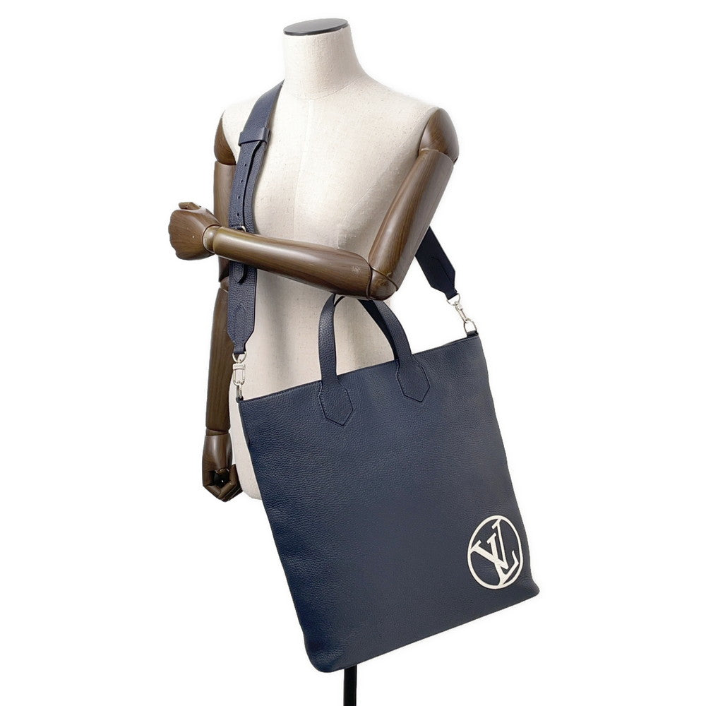 LOUIS VUITTON East Side Tote NavyM53428 Taurillon Leather
