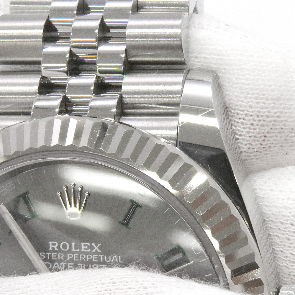 ROLEX Datejust 41 W41mm Stainless Steel K18WG Slate Dial126334