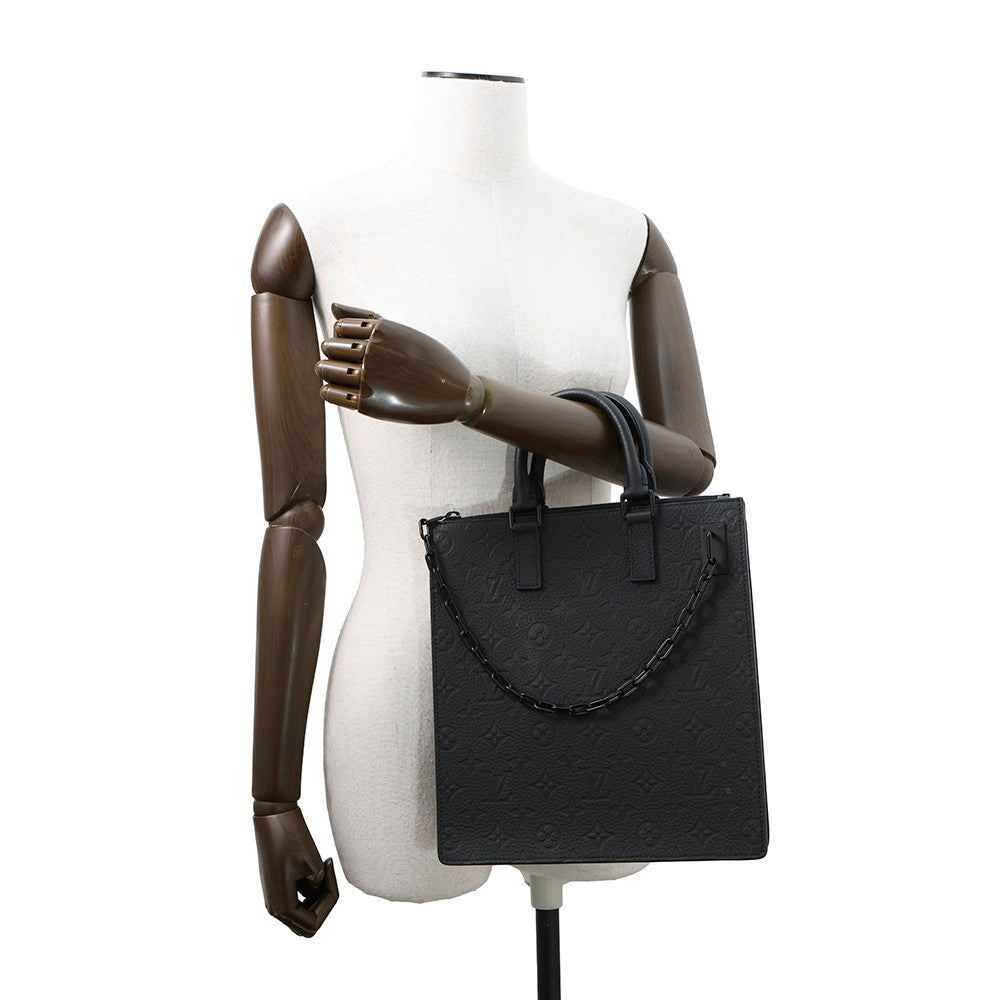LOUIS VUITTON Sac Plat Messenger NoirM55924 Monogramã»Taurillon
