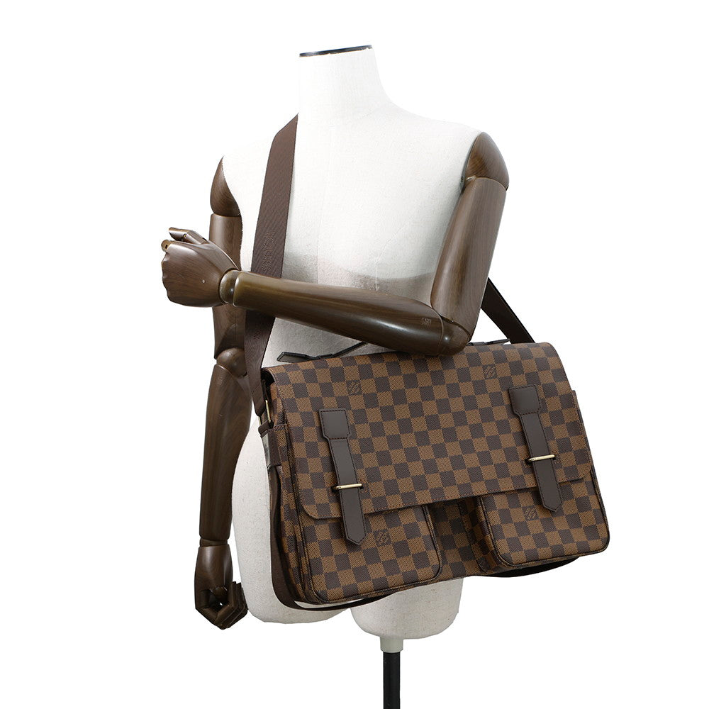 LOUIS VUITTON Broadway RedN42270 Damier Ebene Canvas