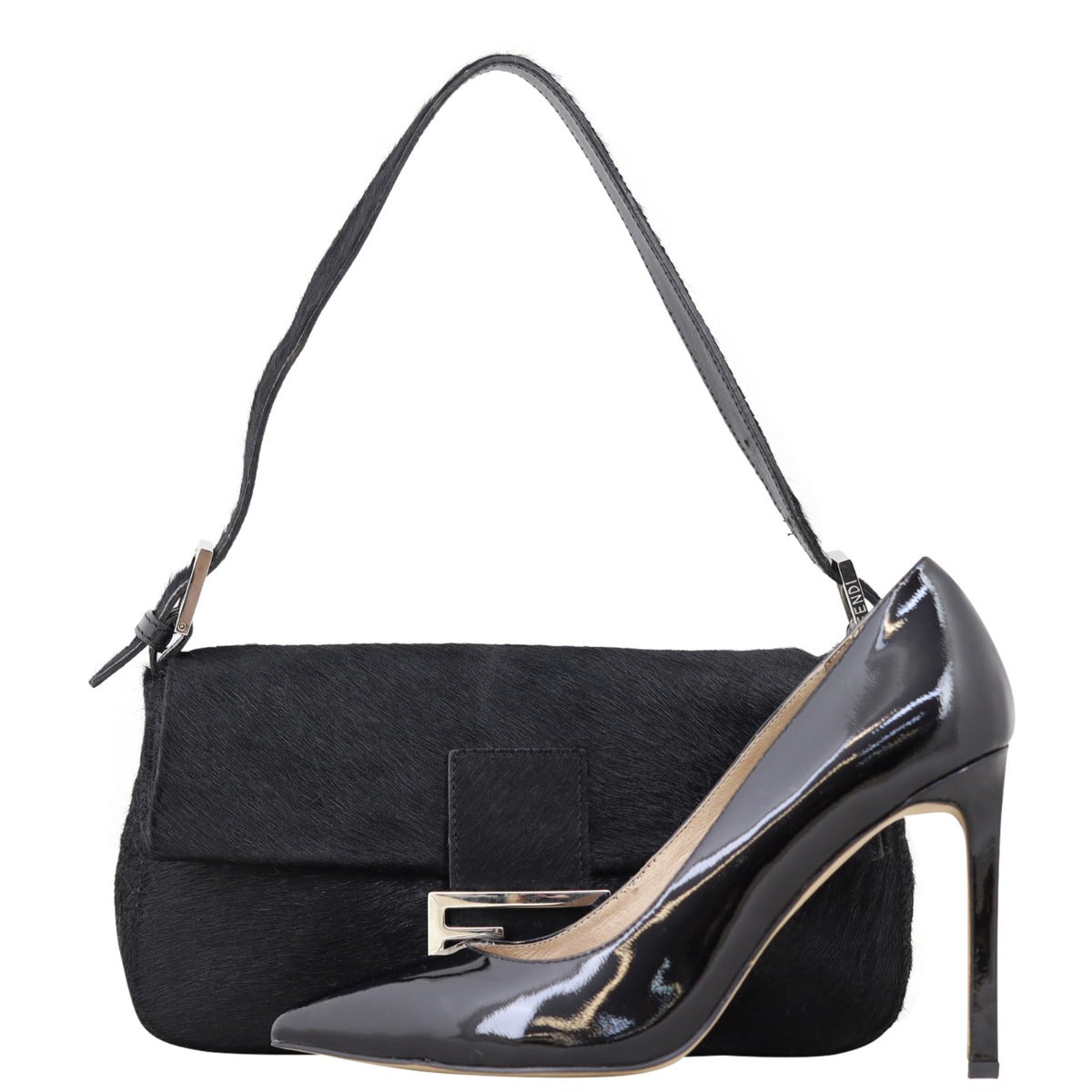 Fendi Ponyhair Baguette Bag