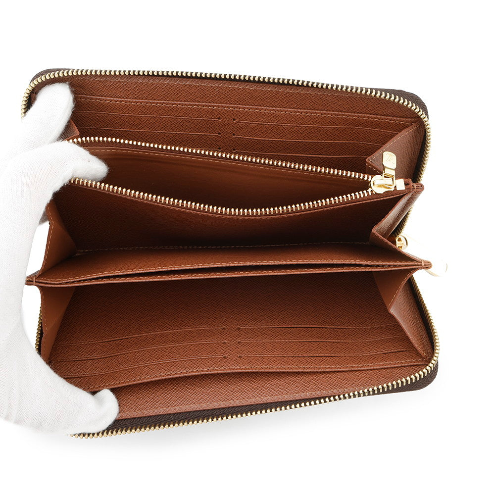 LOUIS VUITTON Zippy Wallet BrownM42616 Monogram