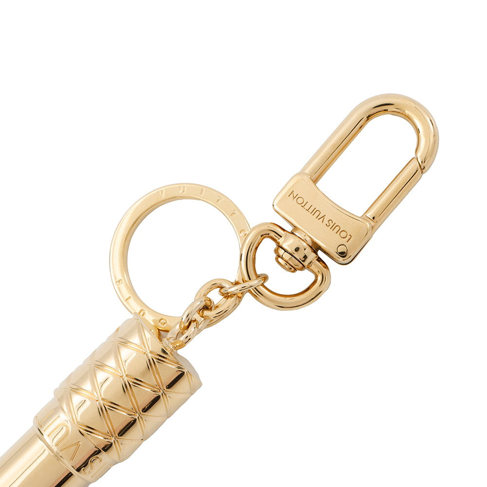 LOUIS VUITTON Bag Charmã»LV Lipstick Red/GoldM03006 Metal