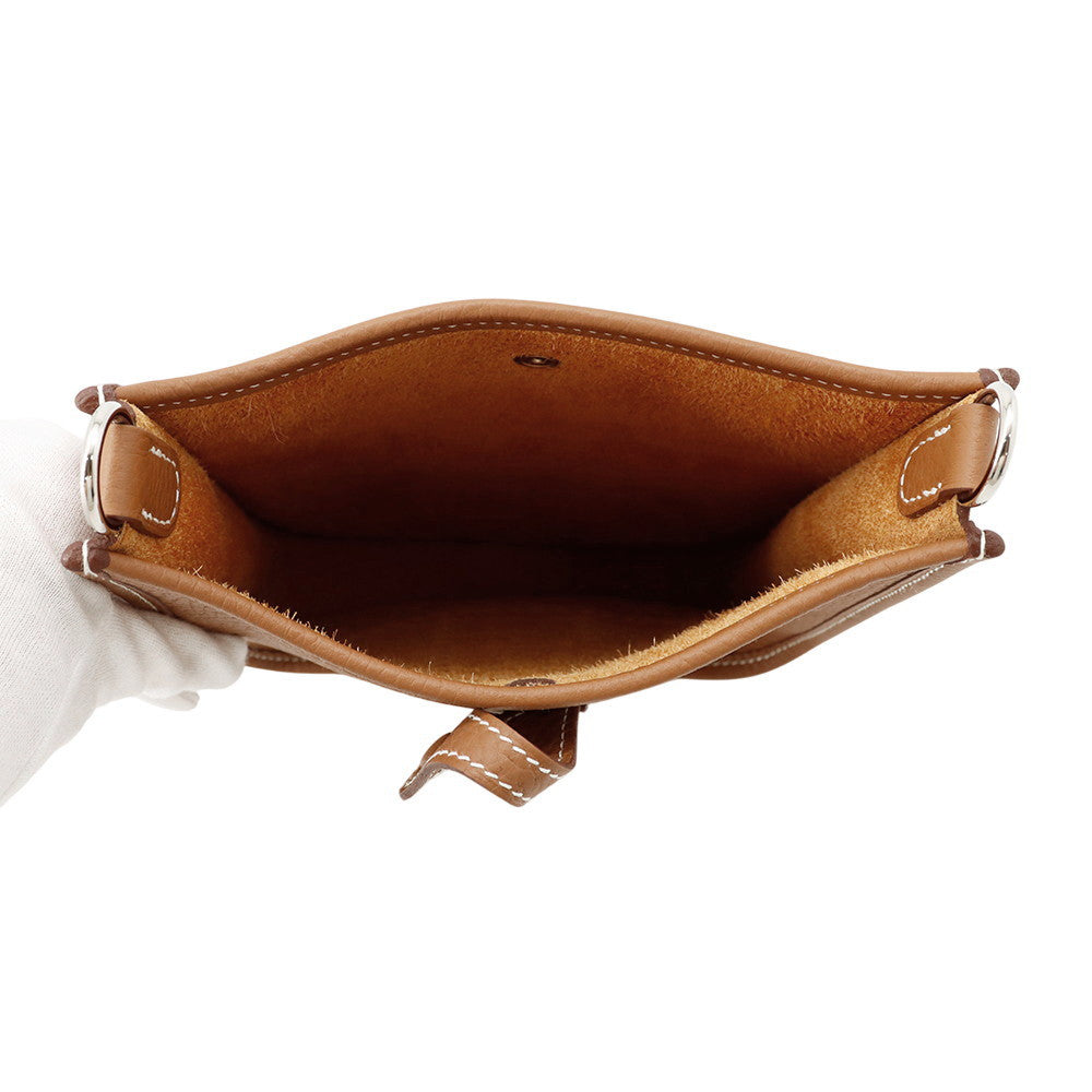 HERMES Evelyne Long Gold Taurillon Clemence Size TPM