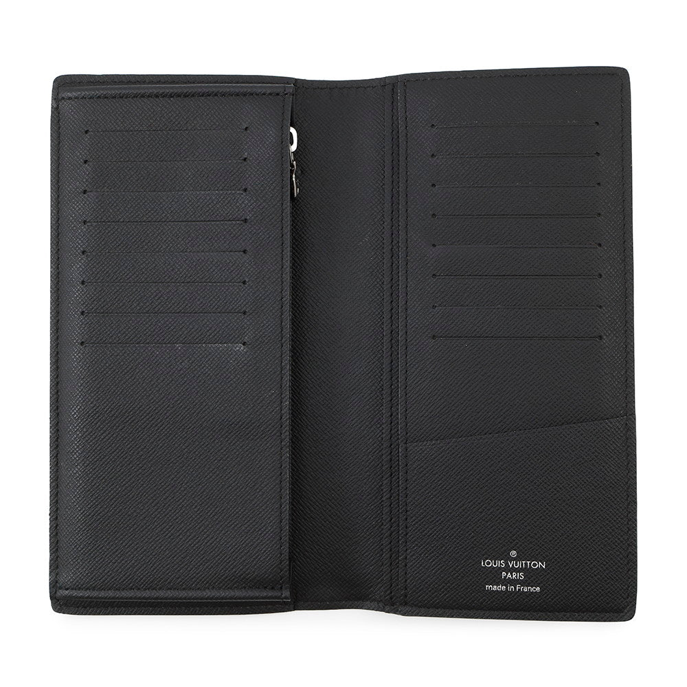 LOUIS VUITTON Portefeuille Brazza NoirM61697 Monogram Eclipse