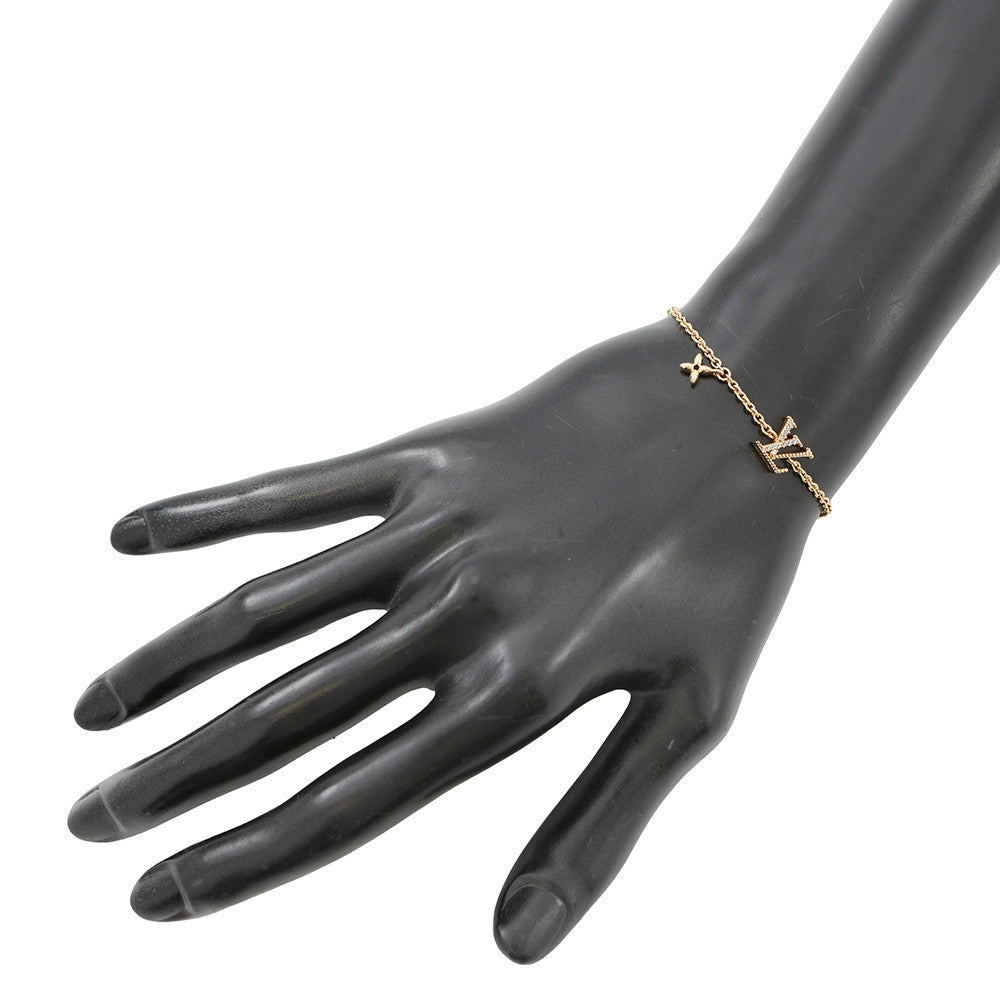 LOUIS VUITTON Braceletã»LV Iconic GoldM00587 Metal Rhinestone